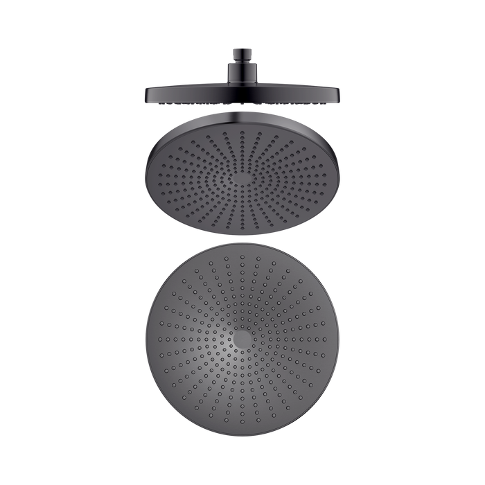 Nero Opal 250mm Shower Head - Gun Metal