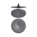 Nero Opal 250mm Shower Head - Graphite