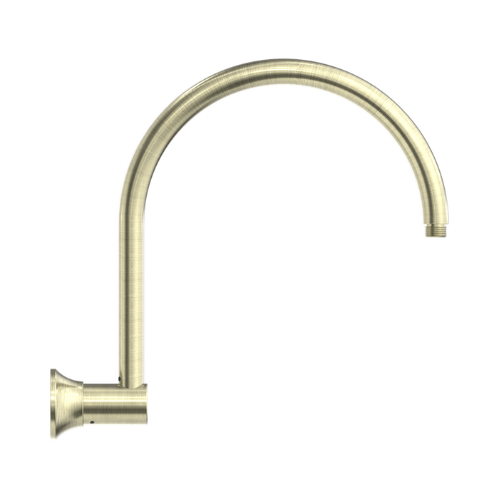 Nero NR508AB York Shower Arm Aged Brass image 3 | SKU: NR508AB