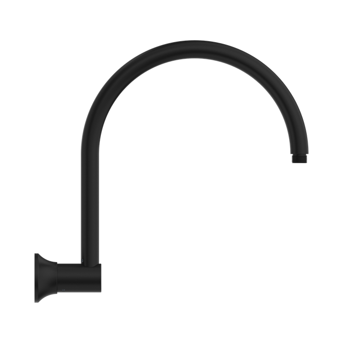 Nero NR508MB York Shower Arm Matte Black image 3 | SKU: NR508MB