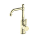 Nero York Basin Mixer With Metal Lever - Aged Brass