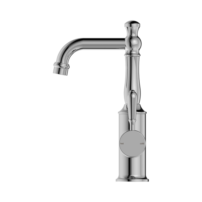Nero NR69210102CH York Basin Mixer With Metal Lever Chrome image 3 | SKU: NR69210102CH
