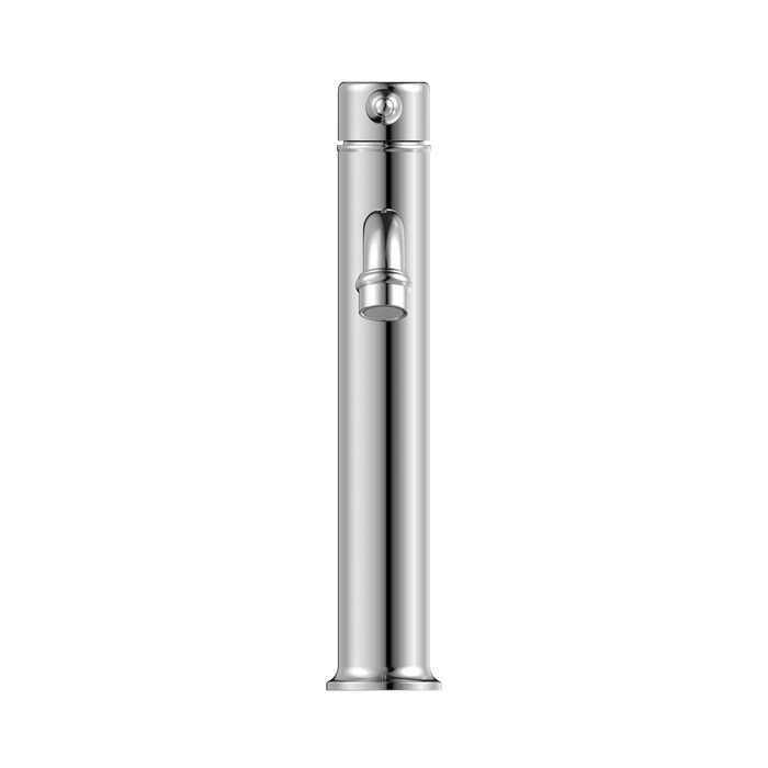 Nero NR692101a02CH York Straight Tall Basin Mixer With Metal Lever Chrome image 2 | SKU: NR692101A02CH