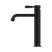 Nero NR692101a02MB York Straight Tall Basin Mixer With Metal Lever Matte Black image 3 | SKU: NR692101A02MB