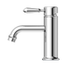 Nero NR692101b02CH York Straight Basin Mixer With Metal Lever Chrome image 2 | SKU: NR692101B02CH