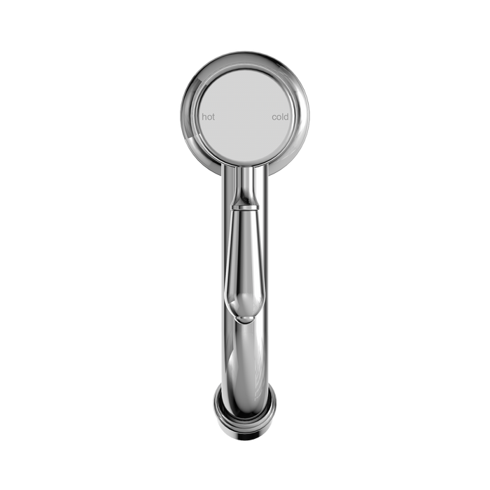 Nero NR692101b02CH York Straight Basin Mixer With Metal Lever Chrome image 3 | SKU: NR692101B02CH