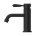 Nero NR692101b02MB York Straight Basin Mixer With Metal Lever Matte Black image 2 | SKU: NR692101B02MB