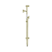 Nero NR692105A01AB York Shower Rail With White Porcelain Hand Shower Aged Brass image 3 | SKU: NR692105A01AB