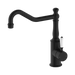Nero York Kitchen Mixer Hook Spout With White Porcelain Lever - Matte Black