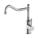 Nero York Kitchen Mixer Hook Spout With Metal Lever - Chrome