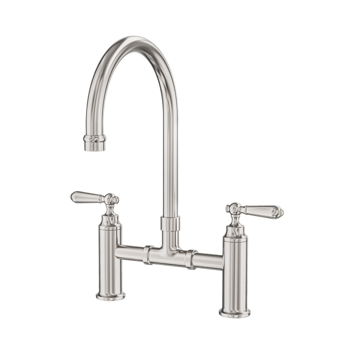Nero York Bridge Kitchen Set - Brushed Nickel