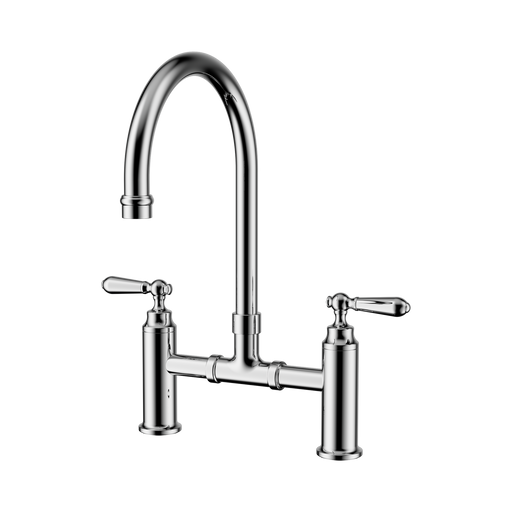 Nero York Bridge Kitchen Set - Chrome