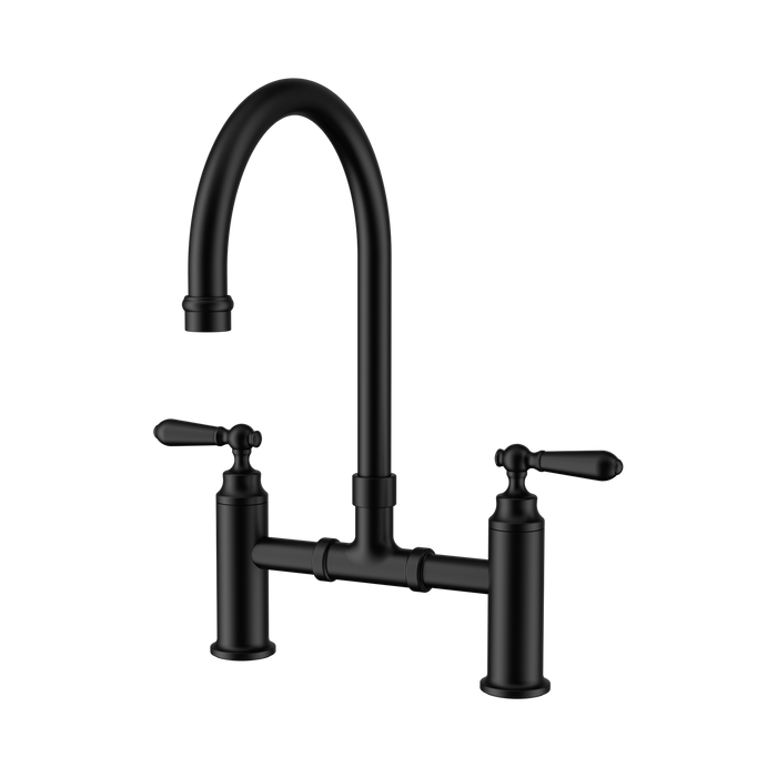 Nero York Bridge Kitchen Set - Matte Black