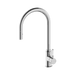 Nero York Pull Out Sink Mixer With Vegie Spray Function With White Porcelain Lever - Chrome