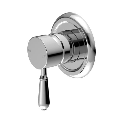 Nero York Shower Mixer With Metal Lever - Chrome
