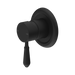 Nero York Shower Mixer With Metal Lever - Matte Black