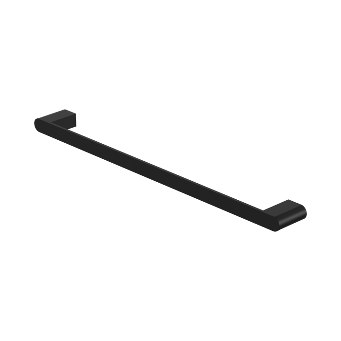 Nero Bianca Single Towel Rail 600mm - Matte Black