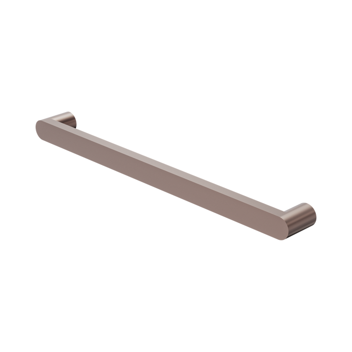 Nero Bianca 240V Single Heated Towel Rail - Brushed Bronze