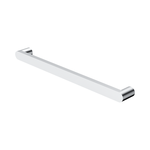 Nero Bianca 240V Single Heated Towel Rail - Chrome