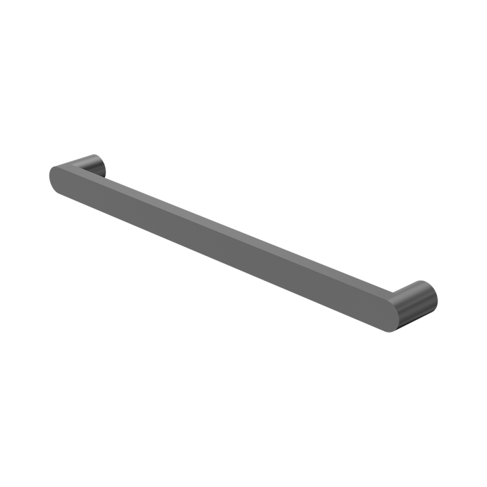 Nero Bianca 240V Single Heated Towel Rail - Gun Metal