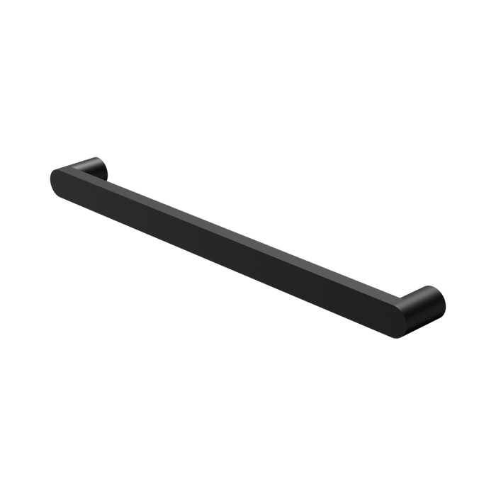 Nero Bianca 240V Single Heated Towel Rail - Matte Black