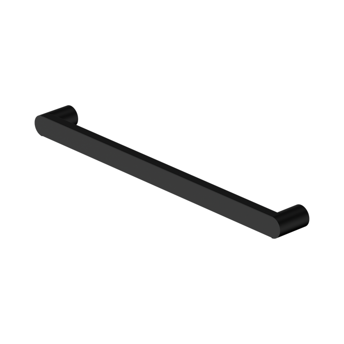 Nero Bianca 12V Single Heated Towel Rail - Matte Black