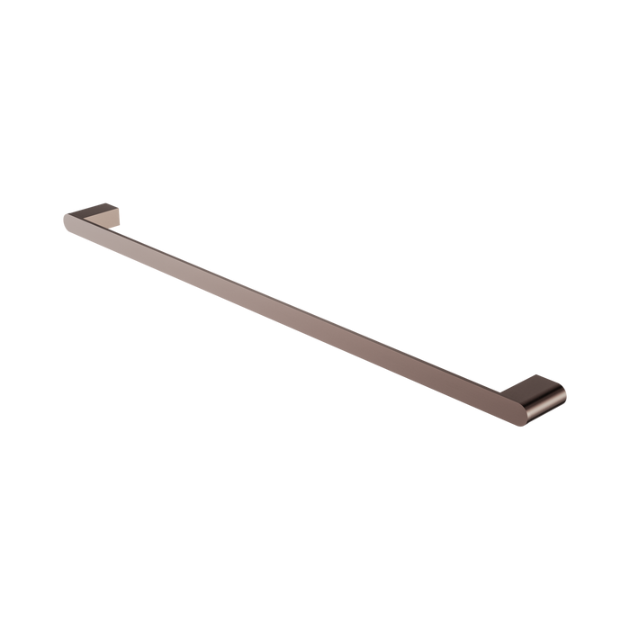 Nero Bianca Single Towel Rail 800mm - Brushed Bronze