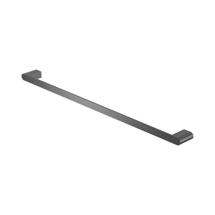 Nero Bianca Single Towel Rail 800mm - Gun Metal
