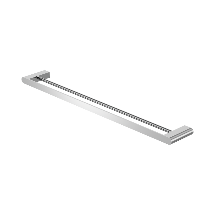 Nero Bianca Double Towel Rail 800mm - Chrome