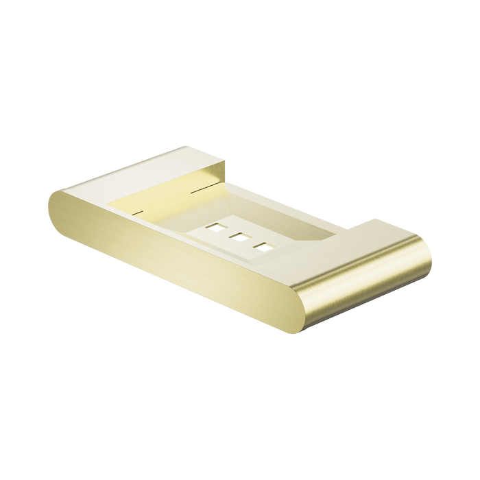 Nero Bianca Soap Dish Holder - Brushed Gold