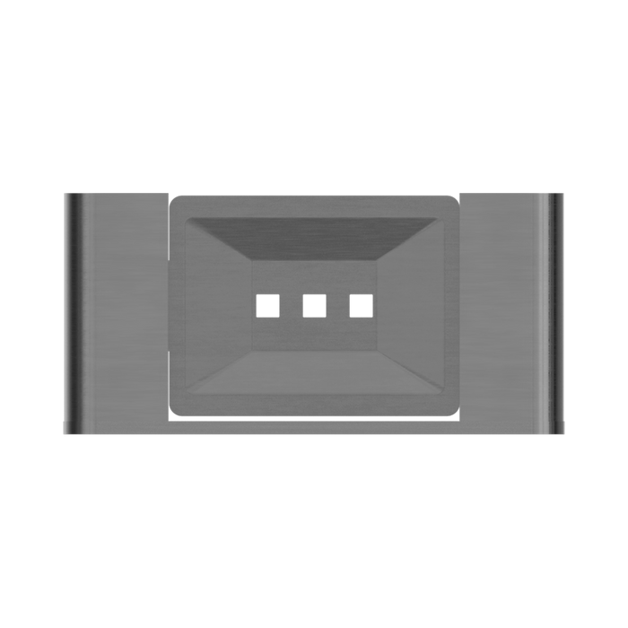 Nero NR9081GM Bianca Soap Dish Holder Gun Metal image 3 | SKU: NR9081GM