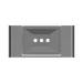 Nero NR9081GM Bianca Soap Dish Holder Gun Metal image 3 | SKU: NR9081GM