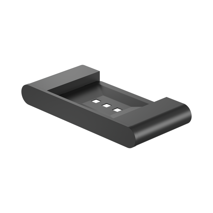 Nero Bianca Soap Dish Holder - Matte Black
