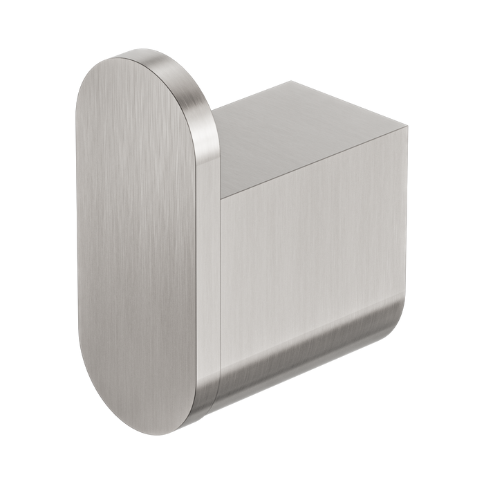 Nero Bianca Robe Hook - Brushed Nickel