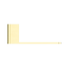 Nero NR9086BG Bianca Toilet Roll Holder Brushed Gold image 3 | SKU: NR9086BG