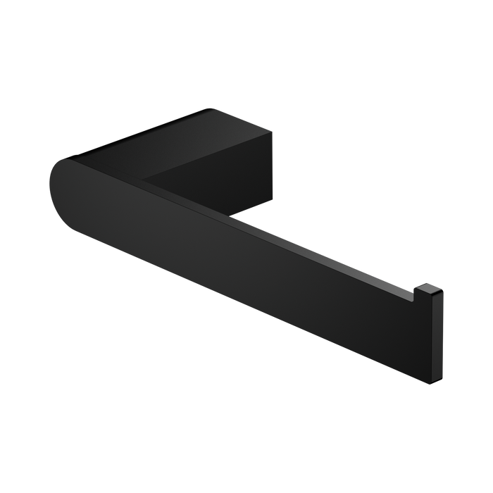 Nero Bianca Toilet Roll Holder - Matte Black