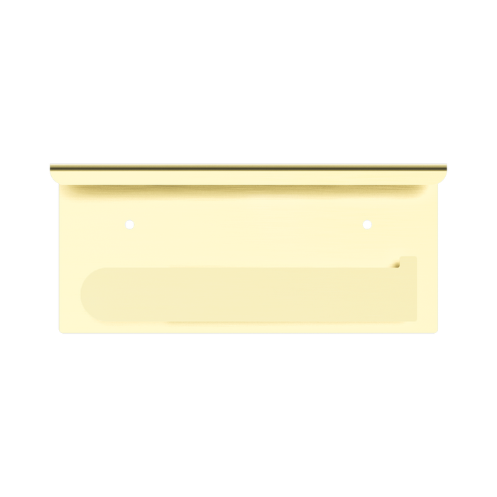 Nero NR9086aBG Bianca Toilet Roll Holder With Phone Holder Brushed Gold image 3 | SKU: NR9086ABG