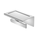 Nero Bianca Toilet Roll Holder With Phone Holder - Chrome