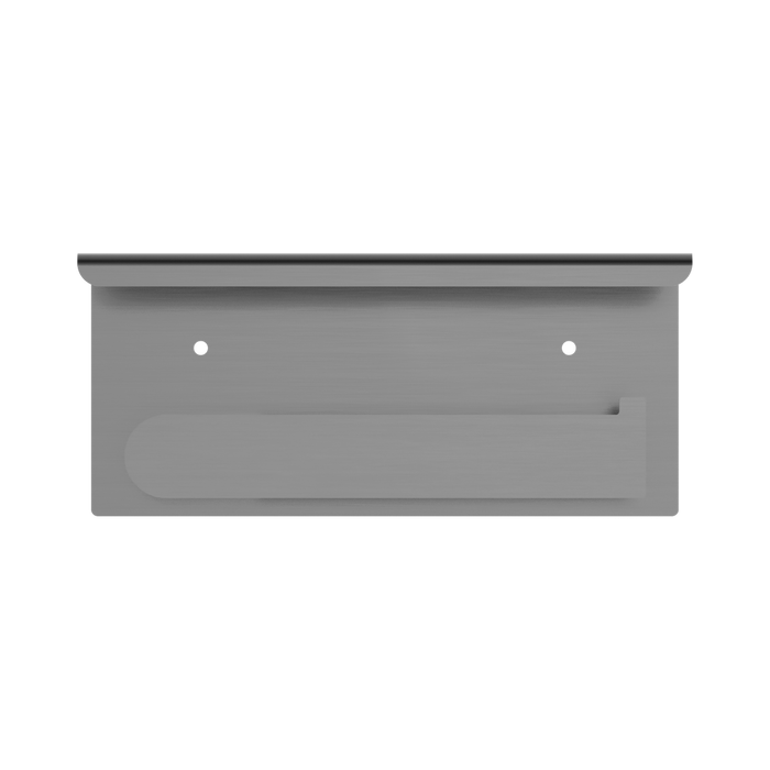 Nero NR9086aGM Bianca Toilet Roll Holder With Phone Holder Gun Metal image 3 | SKU: NR9086AGM