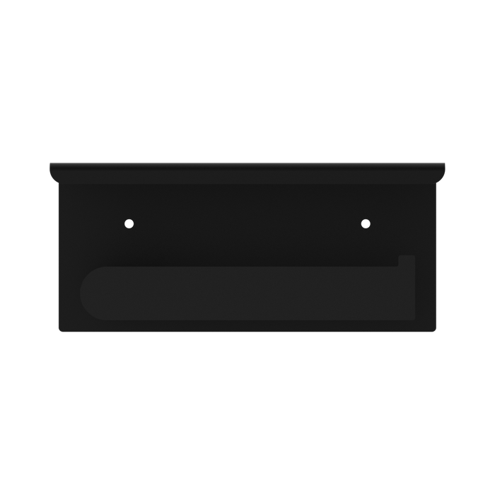 Nero NR9086aMB Bianca Toilet Roll Holder With Phone Holder Matte Black image 3 | SKU: NR9086AMB