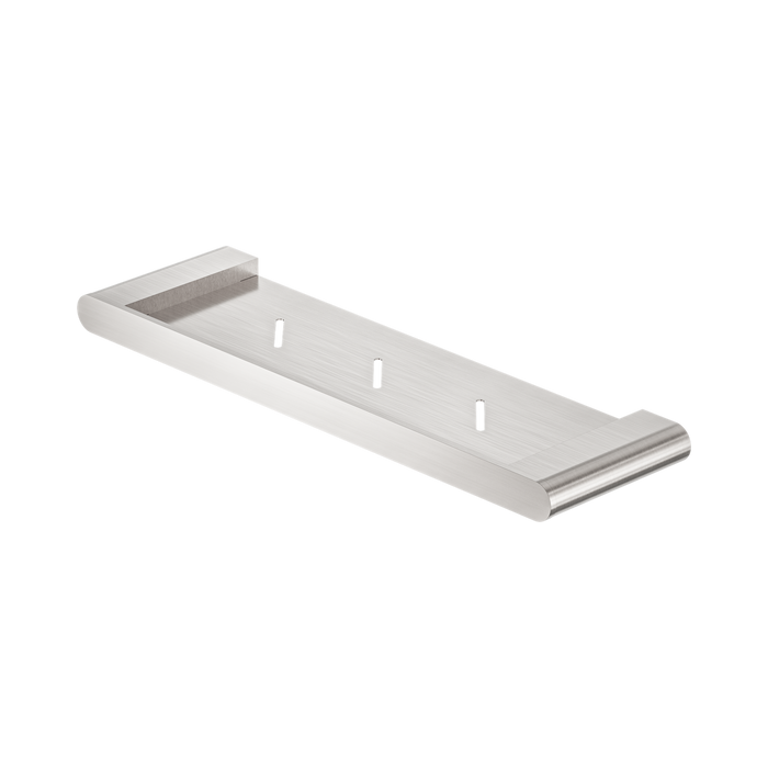 Nero Bianca Metal Shower Shelf - Brushed Nickel