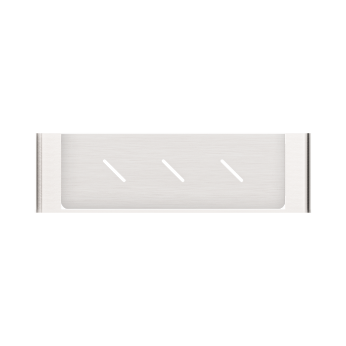 Nero NR9087aBN Bianca Metal Shower Shelf Brushed Nickel image 2 | SKU: NR9087ABN