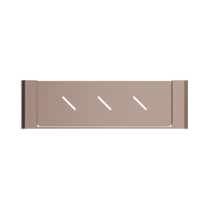 Nero NR9087aBZ Bianca Metal Shower Shelf Brushed Bronze image 2 | SKU: NR9087ABZ