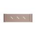 Nero NR9087aBZ Bianca Metal Shower Shelf Brushed Bronze image 2 | SKU: NR9087ABZ