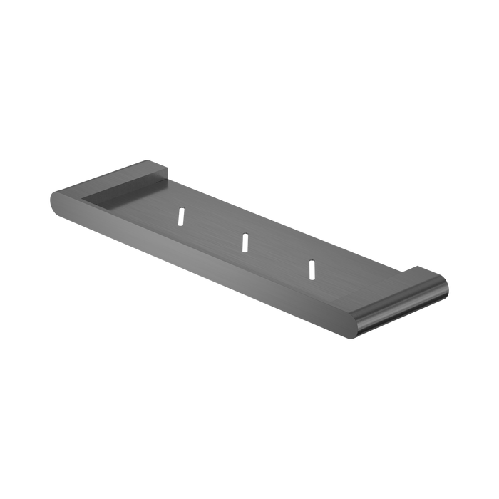 Nero Bianca Metal Shower Shelf - Gun Metal