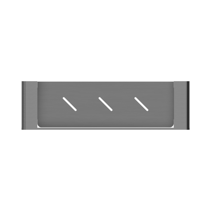 Nero NR9087aGM Bianca Metal Shower Shelf Gun Metal image 2 | SKU: NR9087AGM