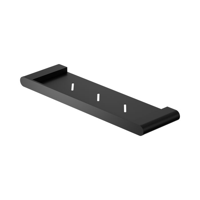 Nero Bianca Metal Shower Shelf - Matte Black