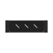 Nero NR9087aMB Bianca Metal Shower Shelf Matte Black image 2 | SKU: NR9087AMB