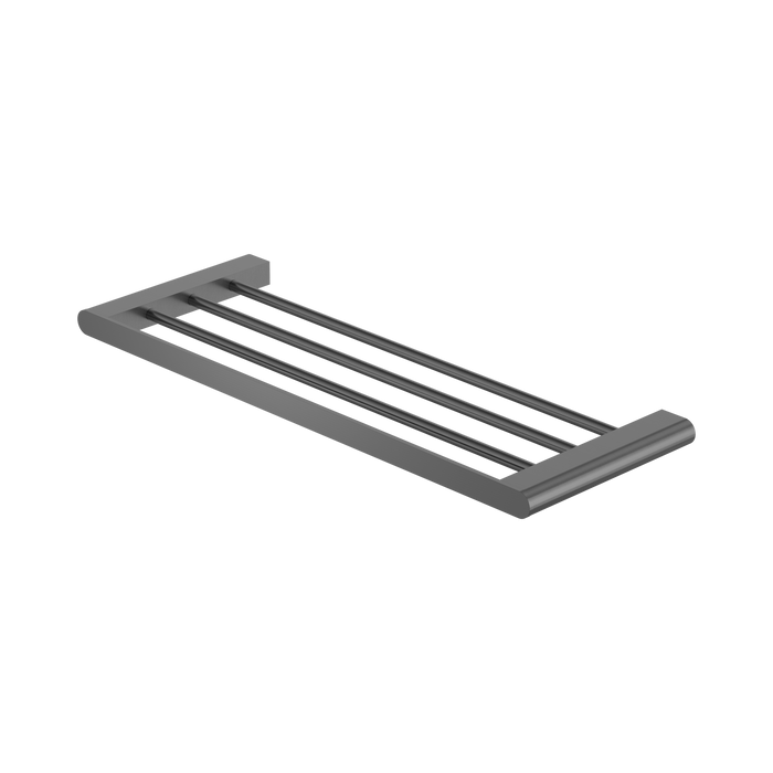 Nero Bianca Towel Rack - Gun Metal