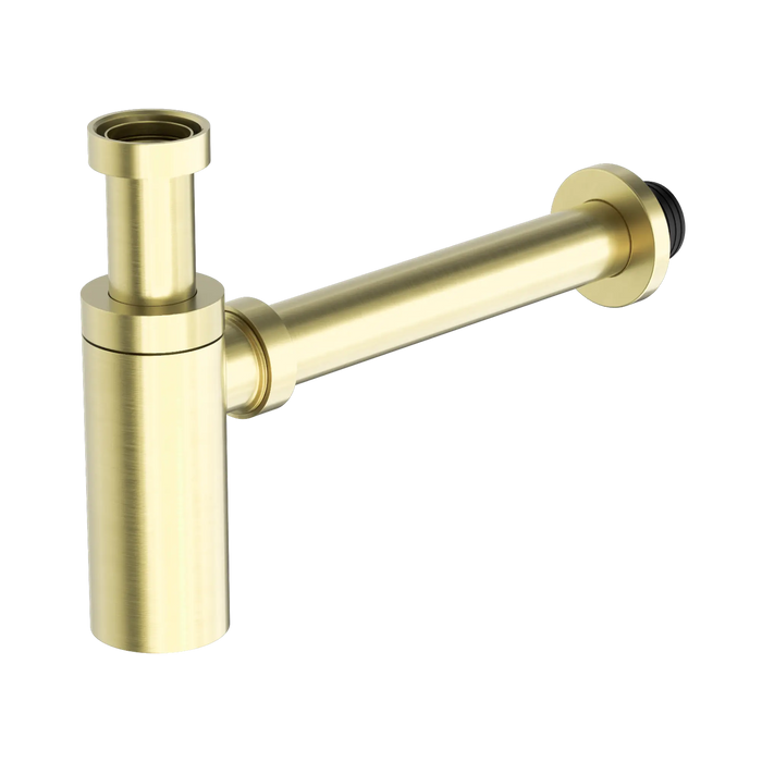Nero 40mm Round Bottle Trap - Brushed Gold